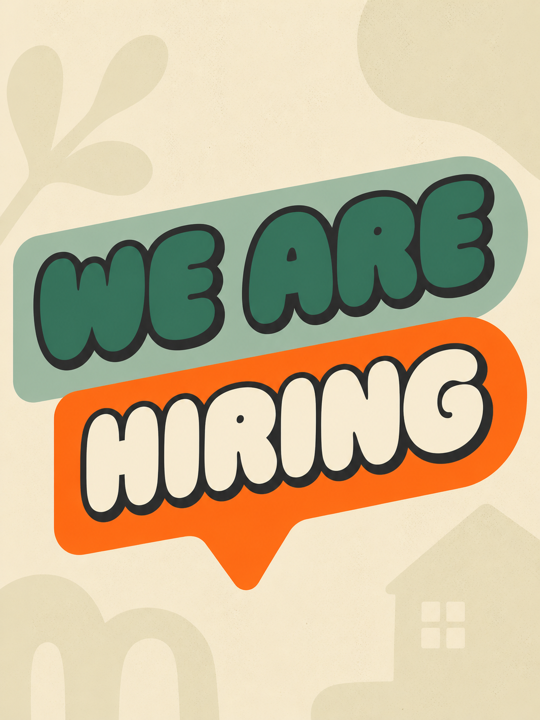 Hiring Speech bubbles